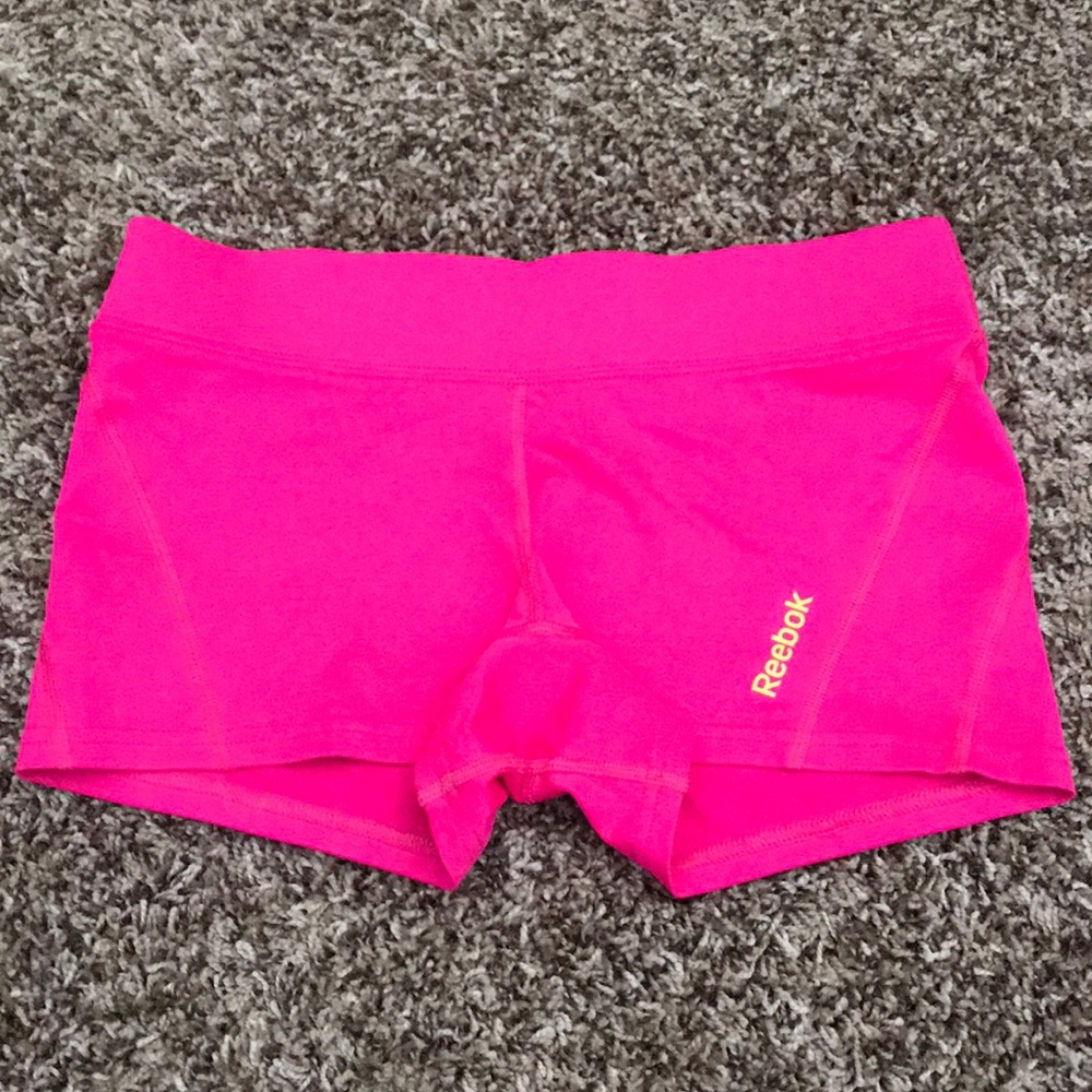 Hot pink Reebok women’s shorts medium